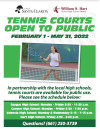 Public Access to Hart District Tennis Courts Opens for Limited Time