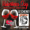 Feb. 14: Murder Mystery Valentine’s Dinner at Le Chene