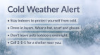 A warning has been given. Cold temperatures are expected in some parts of the Los Angeles area