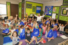 Help kindergarten students by donating a bag of books to the program