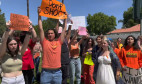 Saugus senior students take part in the Walkout, calling for tougher gun laws