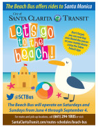 June 4. Return of the Santa Clarita summer beach bus