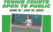 June 15-July 31 High School Tennis Courts Open to the Public