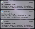 Caltrans QuickMap Push Notifications Now Available