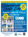 Sept. 11: Inaugural Community Skate Day at The Cube