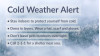 Cold Weather Alert Issued for SCV