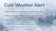 Cold Weather Alert Issued for SCV