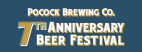 Dec. 3: Pocock Brewing Co. Seventh Anniversary Beer Festival