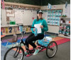 Castaic Elementary Treat Triking Teacher Spreads Fun To Students