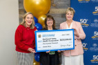 Supervisor Barger Presents $200K Check to New Dental and Wellness Center