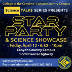 April 12: COC Star Party at Canyon Country Campus