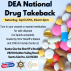 April 27: Drug Take Back Day at SCV Sheriff’s Station