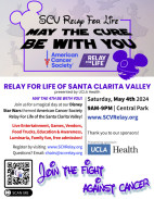 May 4: SCV Relay for Life ‘May the Cure Be With You’