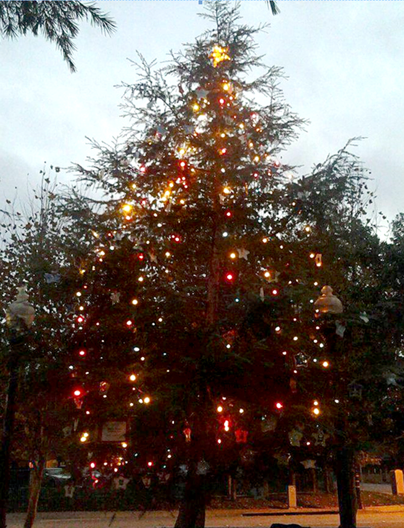 Dec. 7 Tree Lighting at Newhall Veterans Plaza 11162013