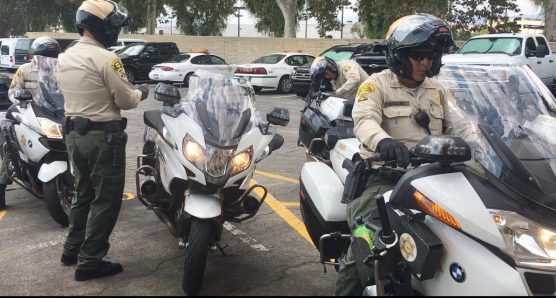 SCV Sheriff's deputies on motorcycles