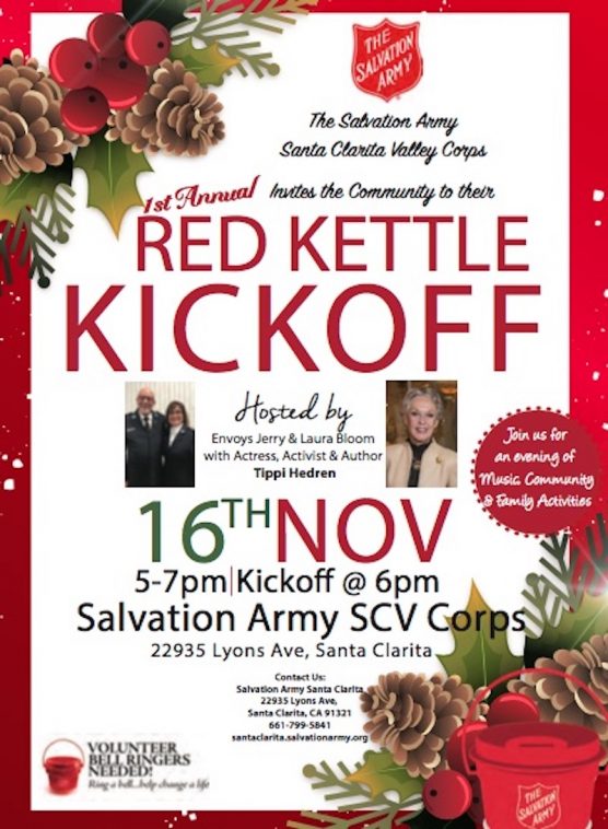 Salvation Army SCV Red Kettle Kickoff