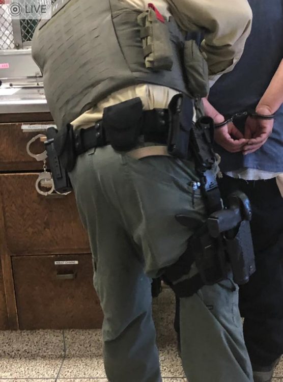 File Photo: Arrest at the SCV Sheriff's Station