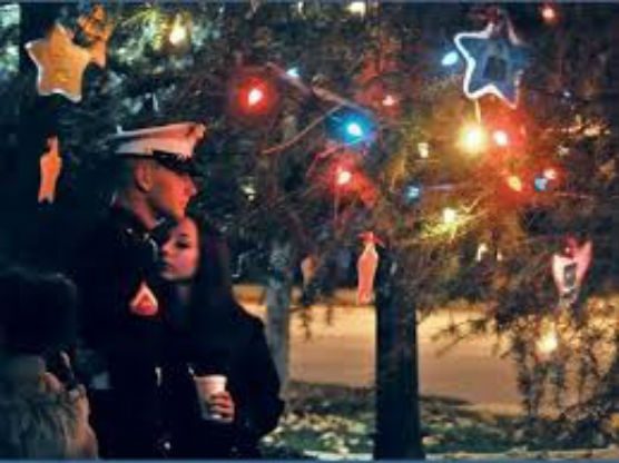 Military Christmas Tree and Menorah Lighting