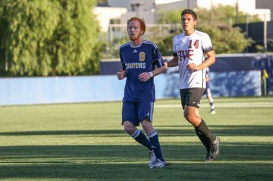 College of the Canyons soccer forward Aaron Winsick