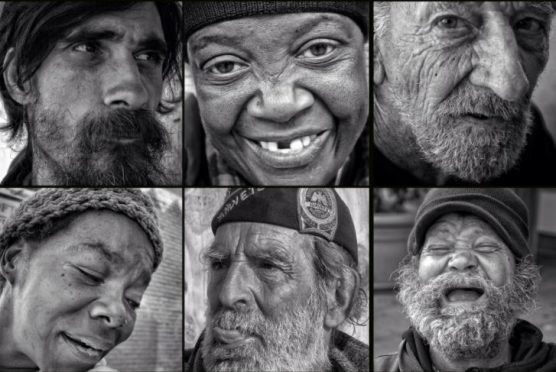 Faces of homeless people in Los Angeles.. | Photos: David Blumenkrantz