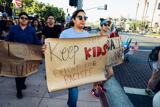 DACA marchers in Los Angeles September 5, 2017. | Photo: Molly Adams-WMC.