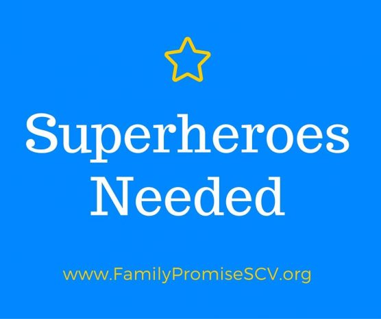 Family Promise 365 Club superheroes
