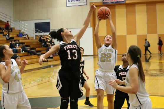 College of the Canyons and Pierce women's basketball teams