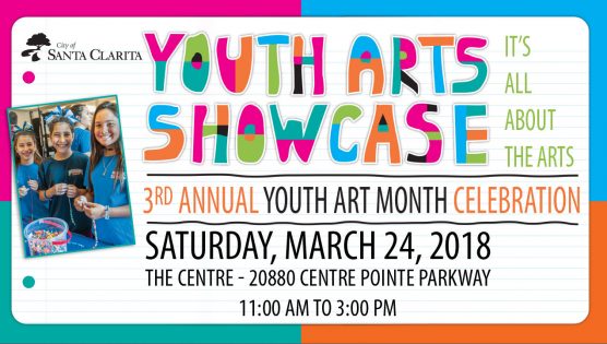 Youth Arts Showcase 2018 flyer