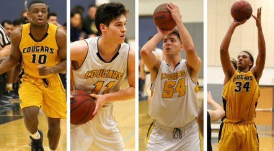 COC men's basketball 4 WSC athletes