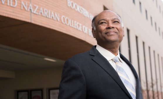 Chandra Dubramaniam, Dean, CSUN’s David Nazarian College of Business and Economics. | Photo: Lee Choo.