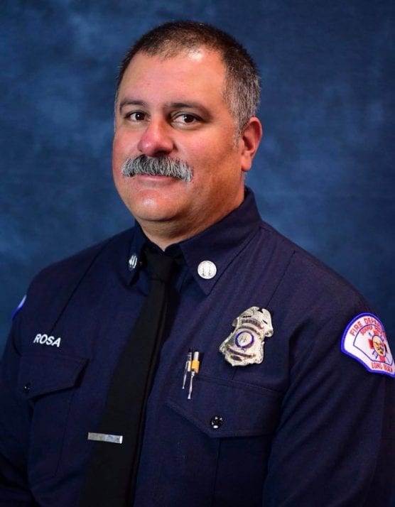 Long Beach Fire Captain David Rosa was shot to death while responding to an emergency Monday morning.