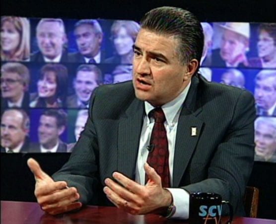 Then-California Assemblyman Dante Acosta (R-Santa Clarita) on SCVTV's "Newsmaker of the Week" in December 2012.