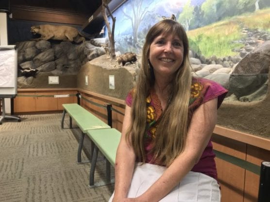 Nature Center Associates board member and Placerita Canyon Nature Center volunteer docent Nikki Dail spoke with Santa Clarita Valley residents Sunday about her travels through Belize late last year. | Photo: Ryan Mancini/The Signal.