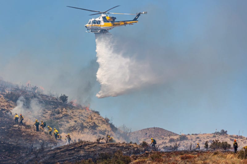 Dulce Fire Burns 28 Acres Near 14 Freeway 08252019