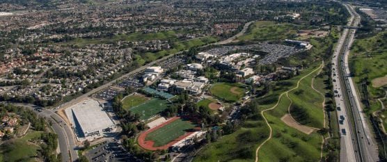 state budget - College of the Canyons Valencia campus aerial view