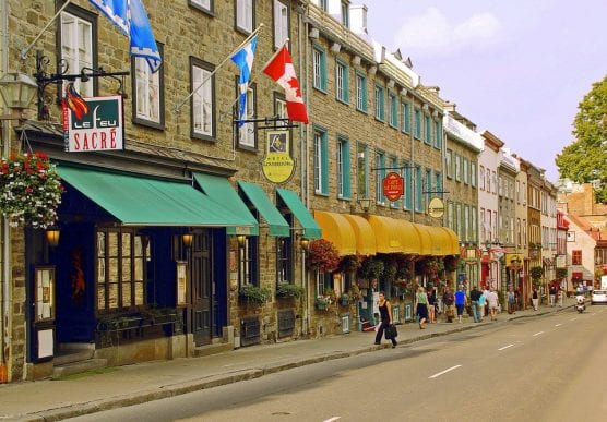 Lower Town, Quebec City, Canada.
