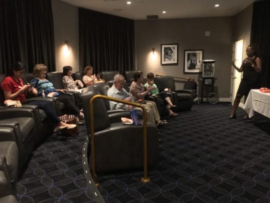 Visitors gather at Oakmont of Valencia for a recent screening of the documentary "Lives Well Lived." | Photo: Ryan Mancini / The Signal.