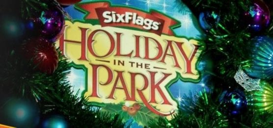 holiday food drive and holiday in the park - six flags magic mountain