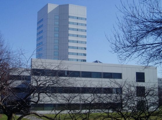 Medical giant Johnson & Johnson’s headquarters in New Brunswick, New Jersey.