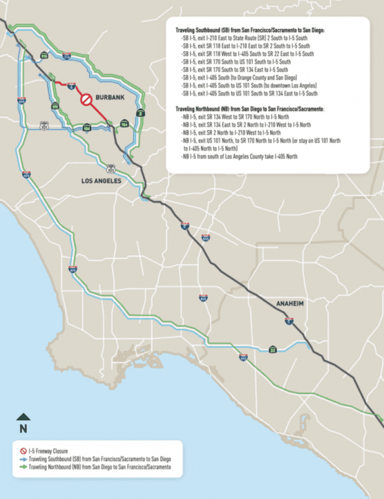 SCVNews.com | Caltrans Planning 36 Hour Interstate 5 Closure in L.A ...