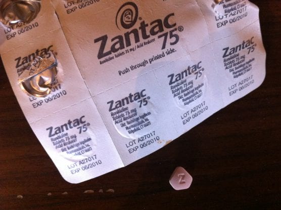 Zantac pill pack. | Photo: ParentPatch/WMC-CC-3-0.