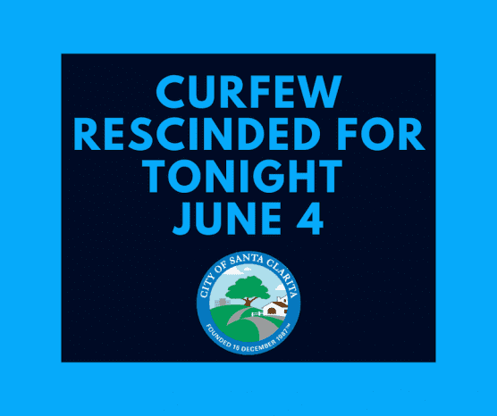 Curfew Rescinded