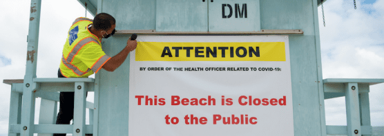 Beaches Closed