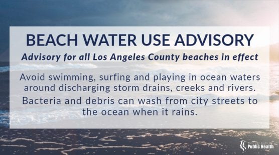 beach water use advisory jan 25