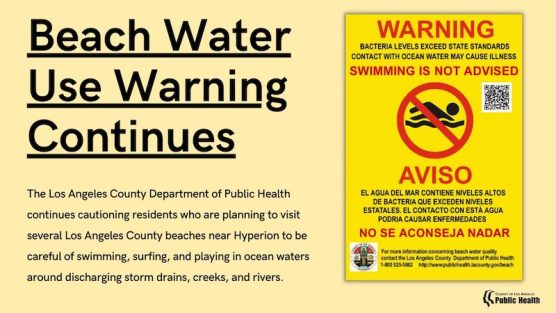 Beach Water Warning