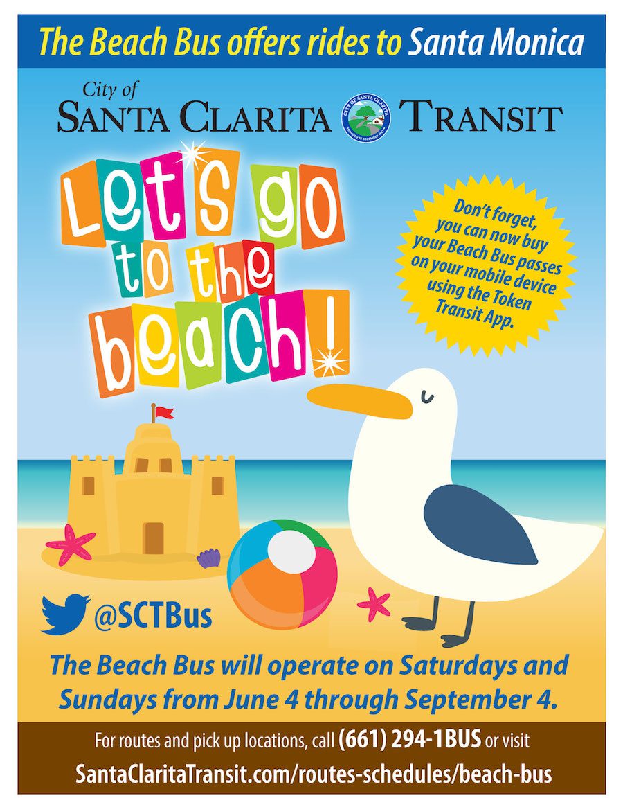 June 4 Santa Clarita Summer Beach Bus Returns 06022022