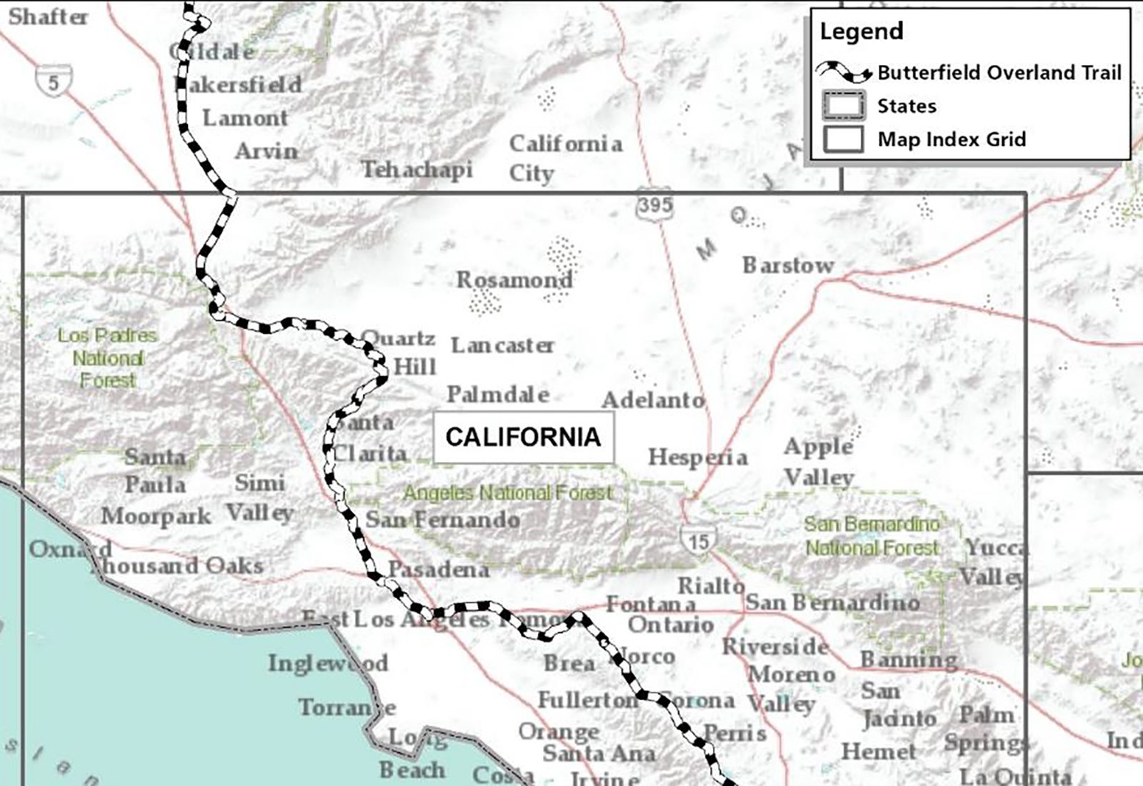 Overland Mail Route