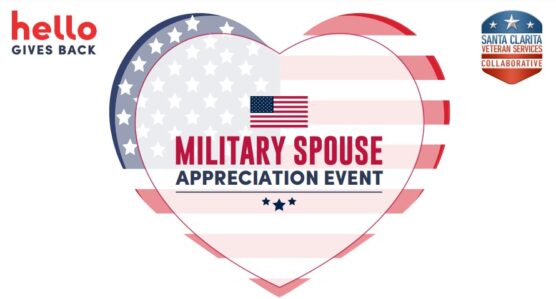 Military spouses giving event