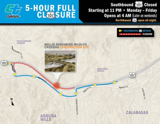 Local Detour for Southbound 101 Starting 4.15.2024_