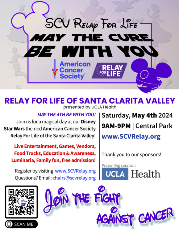 May 4 SCV Relay for Life ‘May the Cure Be With You’ 05